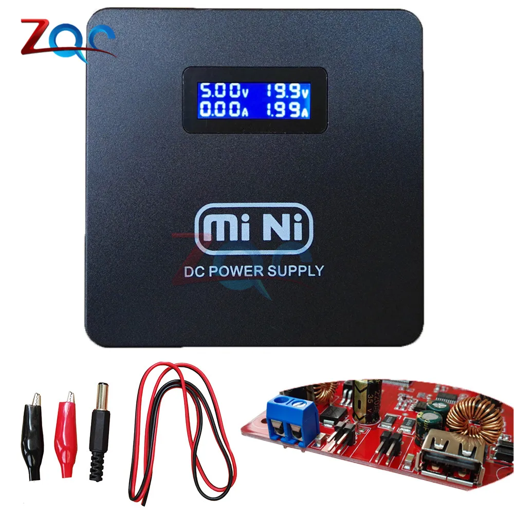 

5V 2A DC Mini Power Supply Step Down Buck Converter With LCD LED Display Usb Adjustable Voltmeter For Raspberry Pi For Arduino
