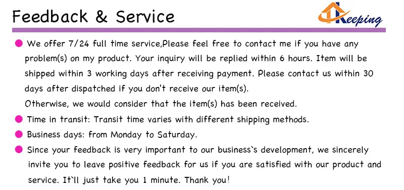 5Feedback & Service