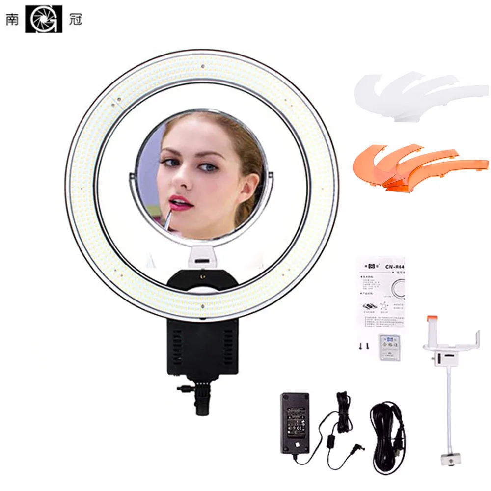 Nanguang 19'' 640pcs LED Video Light 2 Filter Led Strip Photo Camera