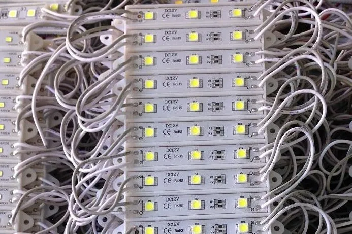 

Led5050 module waterproof smd light word solid color colorful rgb 20 PCS 5050 3 LED Module 12V waterproof