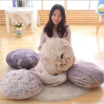 

Creative Simulated Stone Plush Toys Stuffed Cobblestone Toy Plush Big Pillow Cushion Children Gift Sofa Decoration