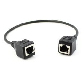 

1ft 30cm 8P8C FTP STP UTP Cat 5e Female to Female Lan Ethernet Network Extension Cable Patch Cord ,Free shipping