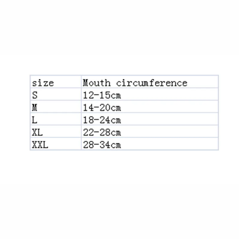 1 шт. тренировочный продукт ПЭТ Регулируемая Маска Сетка Дышащие мордочки маленький большой рот мордочка анти намордник против лая, укусов жевания