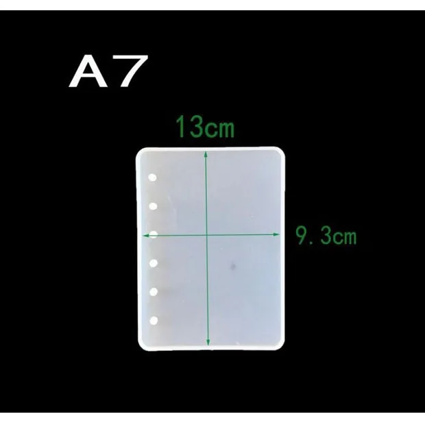 Diy силиконовые УФ смолы плесень A5/A6/A7 размер Обложка книги формы для изготовления инструментов - Цвет: A058-A7