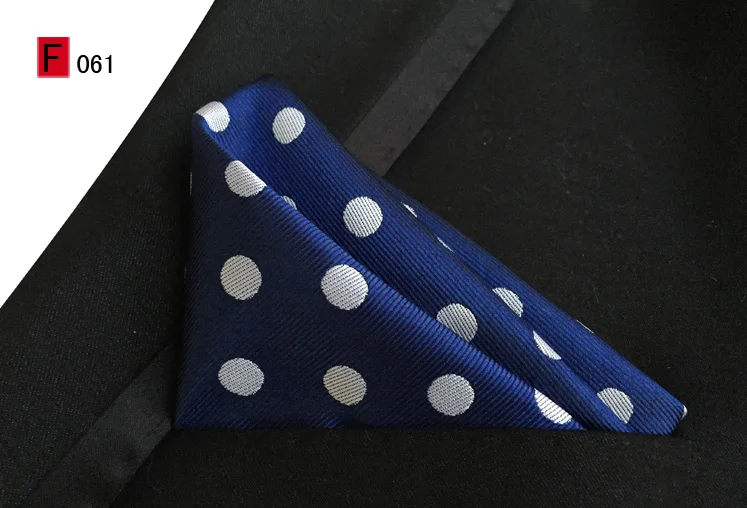 Дизайнерский набор галстуков 8 см галстук синий с белым крупный горох матч костюмы тканые карманные квадратные