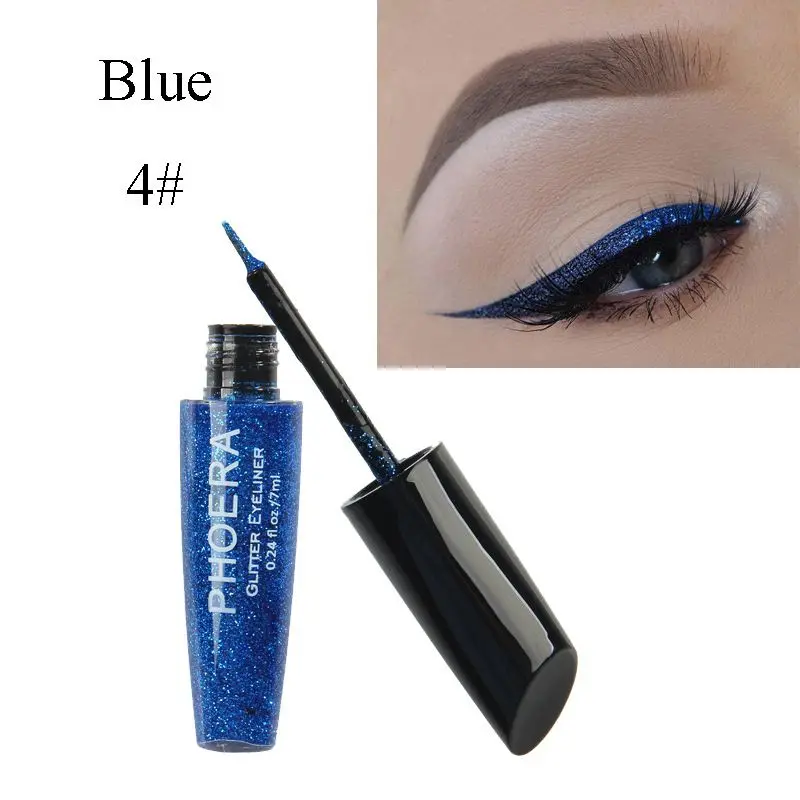 Professional Women Eye Makeup Glitter Eyeliner Shiny Long Lasting
