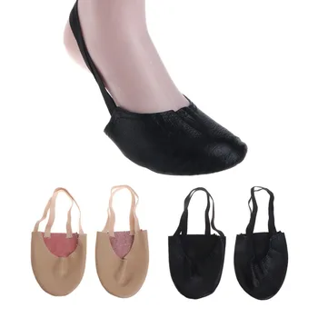 

Basic Half Sole Stretch Slip-on Women's Lyrical Dance Shoe Girls Soft Ballet Toe Shoes Belly Dancing Shoes Wholesale