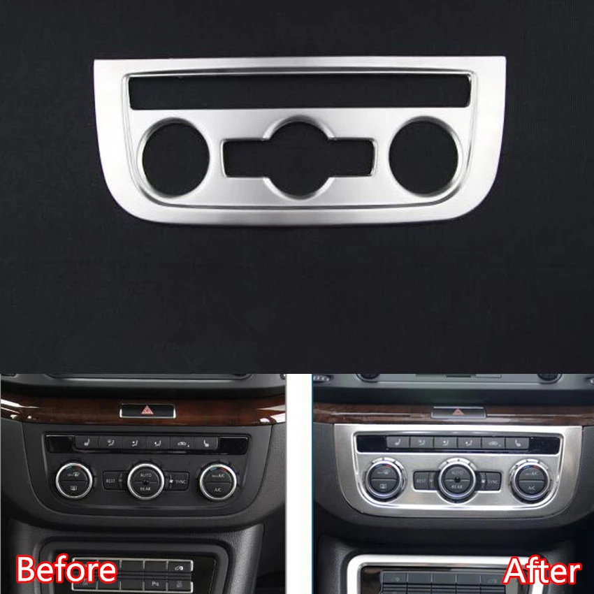 Yaquicka カーエアコン調整ボタンスイッチパネルトリムフレームスタイリングステッカー Vw シャラン 13 14 15 16 車カバー Switch Button Sticker Stickers Forstickers Style Aliexpress
