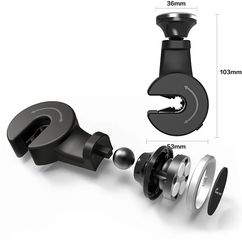 magnet Car Back Seat Headrest Mount Holder For iPad 2 34 Air 1 2 ipad mini 1234 SAMSUNG Mipad 2 Tablet PC Stands Bracket (10)