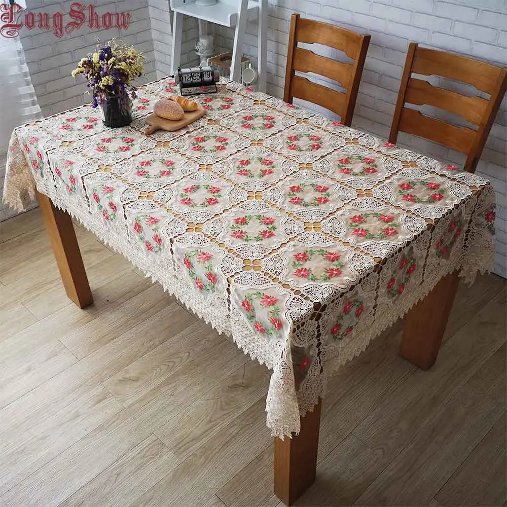 Buy Free Shipping Luxury 120x180cm Xmas Style Lace