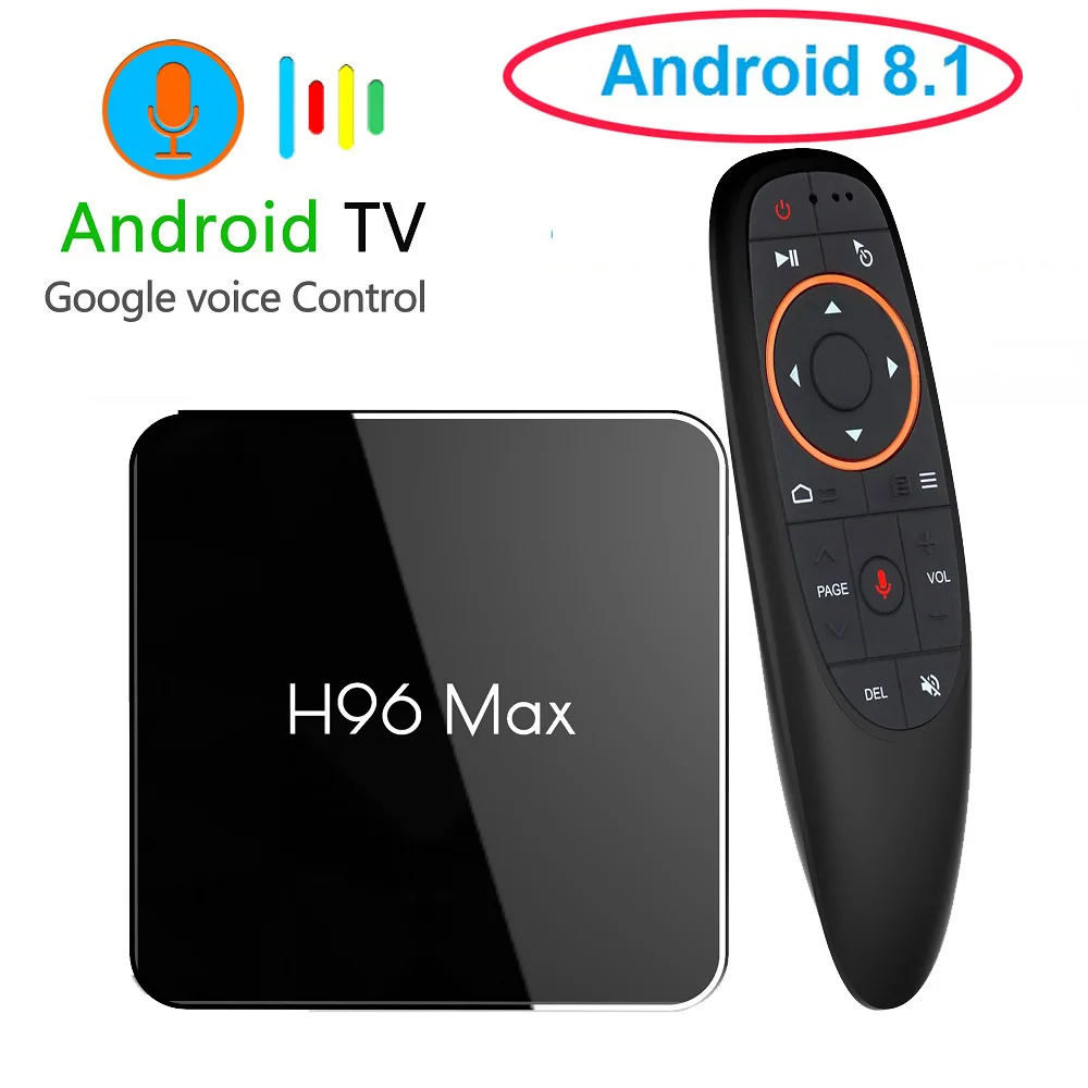 

H96 Max x2 Smart TV BOX Android 8.1 Amlogic S905X2 Quad Core 4GB RAM 32GB/64GB ROM 2.4G&5GHz Wifi 4K H96max X2 Set top box