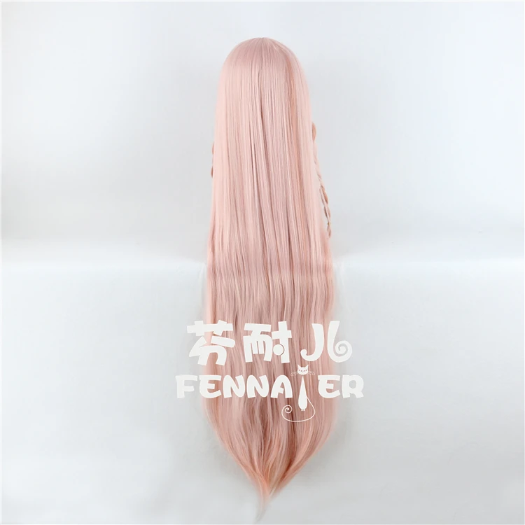 Вокалоид 3 IA розовый длинный парик Косплей прямой Косплей Ролевая игра волосы