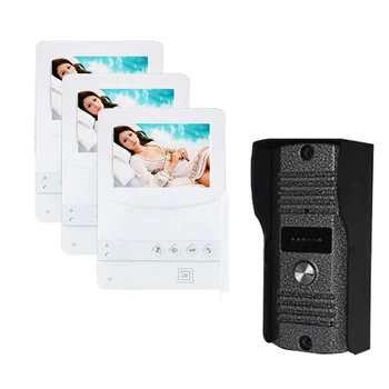 

New Arrival TFT Monitor LCD 4.3 inch LCD Video Door Phone Doorbell Night Version Intercom Home Security Video system 1V3