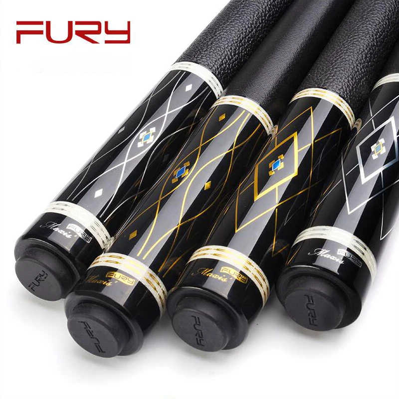 

FURY MS304 1/2 Piece Pool Cue with Case Billiard Stick Kit 13mm Tip Professional Highend Cue Maple Wood 19oz Durable Billar 2019