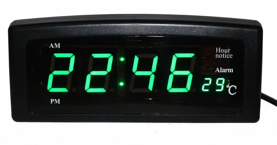 colorato retroilluminazione Orologio da Tavolo Multifunzionale Digitale di visualizzazione della Temperatura della Sveglia del proiettore Nero wanzhaofeng Proiettore LED Alarm Clock 