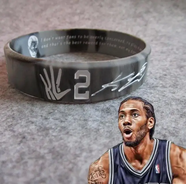 

Basketball Stars Jordan Kobe Curry Irving Harden Leonard James Head Karst Inspirational Sport Wristband Popular Bangle Bracelet