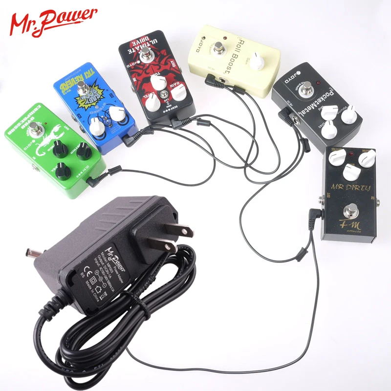 Guitar Effects Pedal Powers Supply Adapter 9V DC 1A US Plug