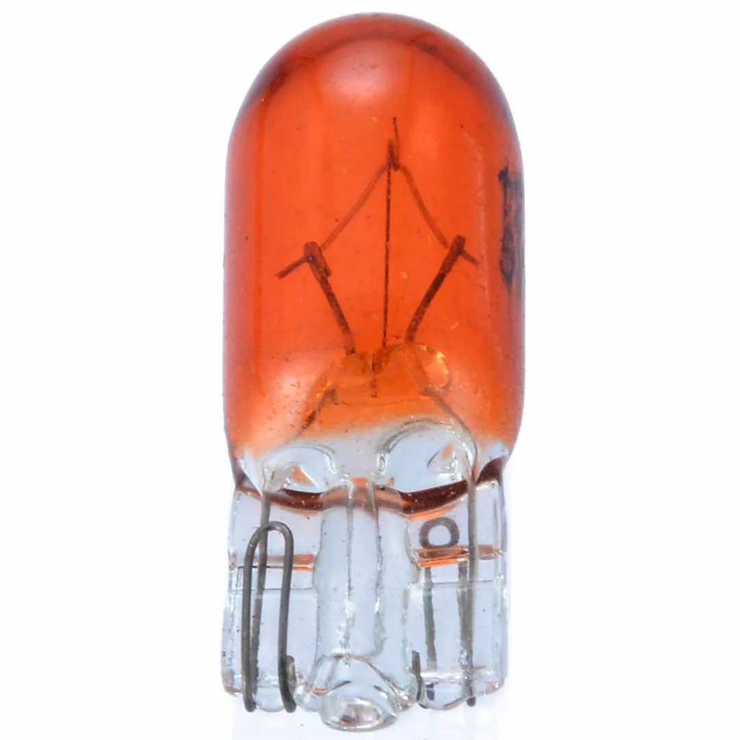 10pcs/set T10 W5W 194 Amber Yellow 5W Halogen Bulb Signal Interior Car Light Lamp Car Light Source Parking Lamp