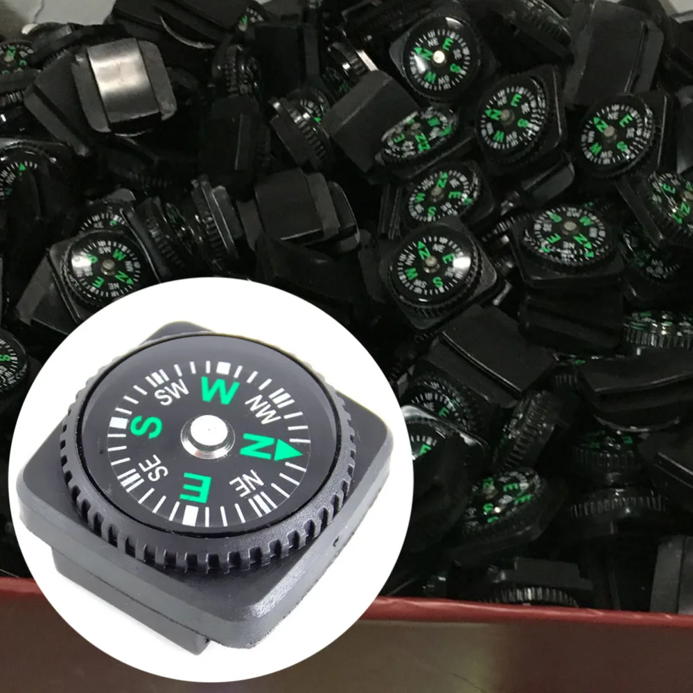 10Pcs/lot Better Mini Hard Shell Clear Liquid-filled Camping Compass Hiking Camping Outdoor Sports Survival Compass