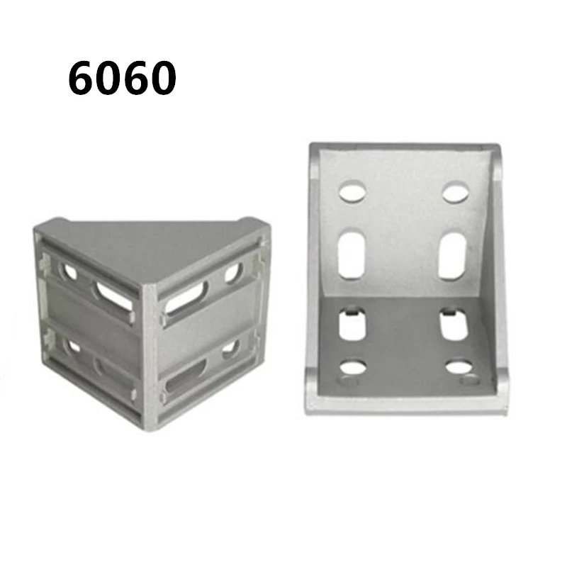 5Pcs 6060 58x58x58mm European Corner Fitting Angle Aluminum 60 X 60 L Connector Bracket Fastener Industrial Aluminum Profile 5Pcs 6060 58x58x58mm European Corner Fitting Angle Aluminum 60 X 60 L Connector Bracket Fastener Industrial Aluminum Profile