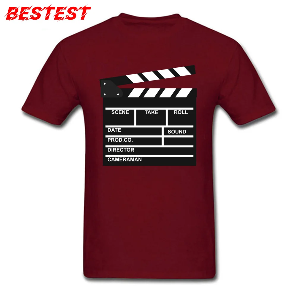 Newest filmklappe 1078813 cosie T Shirts Round Neck 100% Cotton Men Tops & Tees Short Sleeve April FOOL DAY cosie Tops Shirt filmklappe 1078813 maroon