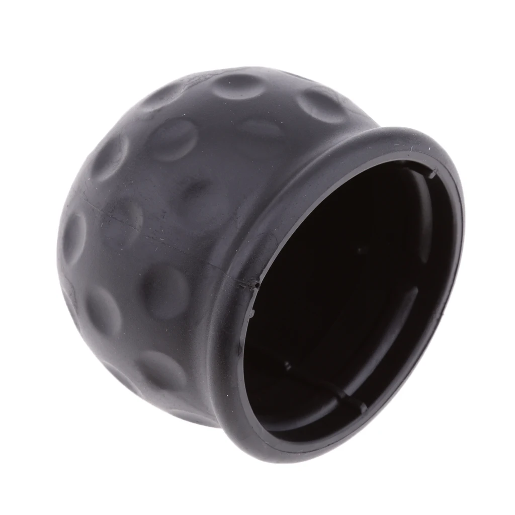 Car Trailer Caravan 50mm / 2'' Black Tow Bar Ball owing Hitch Towball Cover Plastic