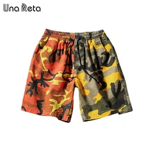 Una Reta, мужские шорты, весна-лето, Новые повседневные камуфляжные шорты, мужские шорты в стиле хип-хоп, уличный стиль, брендовые шорты