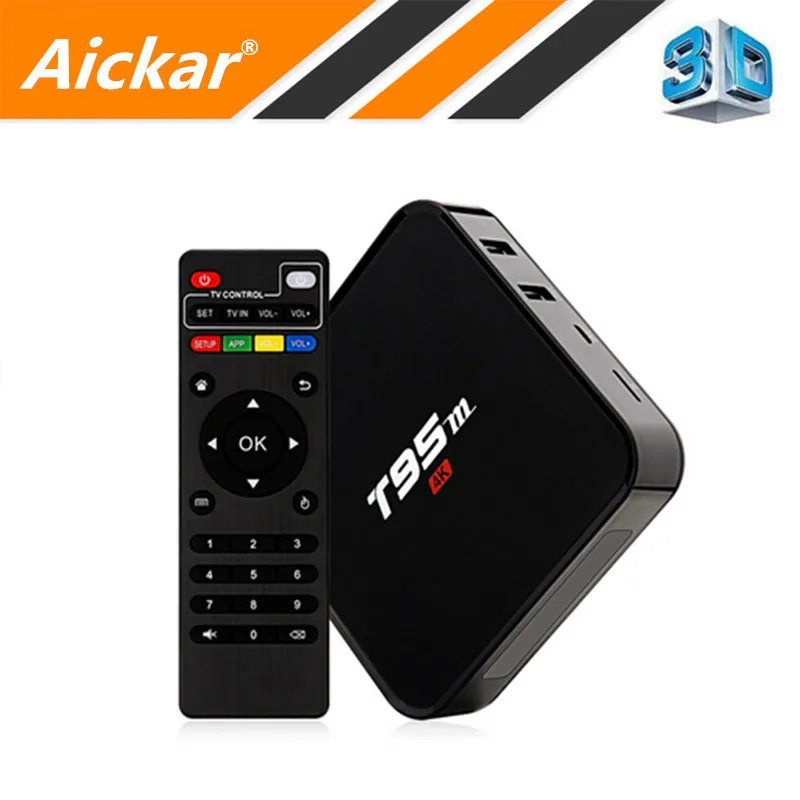 Prix pour T95M TV Box Android 5.1 Amlogic S905 Quad Core Cortex-A53 2G/8G 2.4 GHz KODI 16.0 H.265 IPTV HDMI 2.0 Smart TV Box Media lecteur Prix pour T95M TV Box Android 5.1 Amlogic S905 Quad Core Cortex-A53 2G/8G 2.4 GHz KODI 16.0 H.265 IPTV HDMI 2.0 Smart TV Box Media lecteur