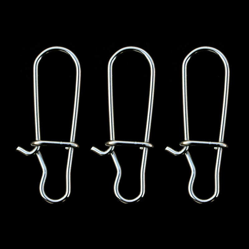 Stainless Steel Nice Fishing Snap 30pcs/lot Silver Fast Lock Fishing