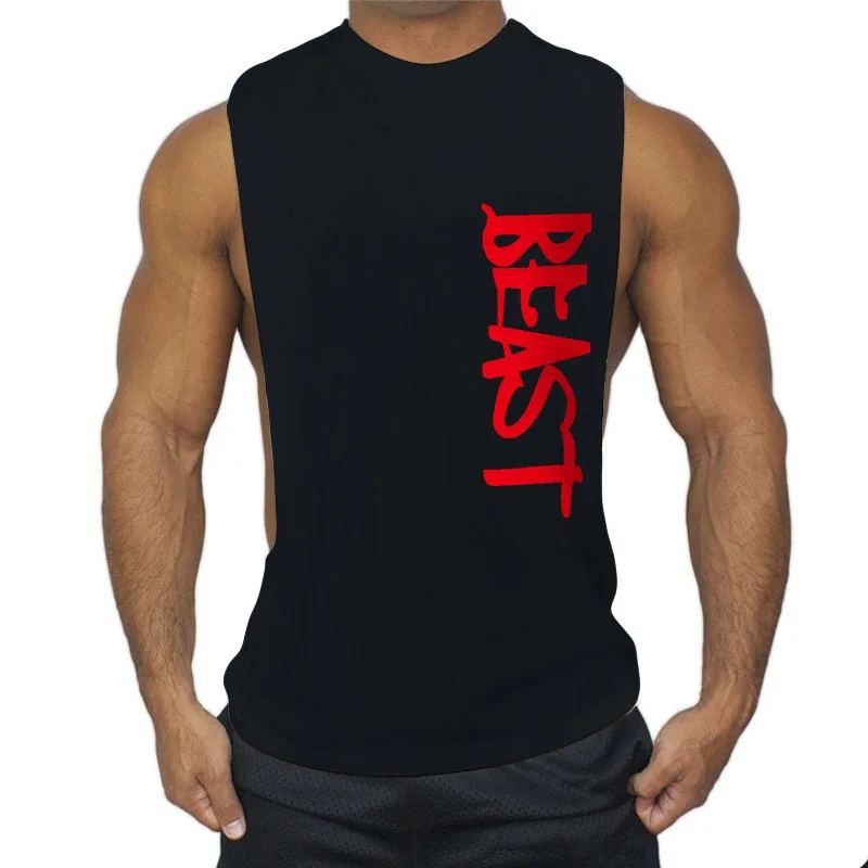Brand Clothing Bodybuilding Fitness Men Tank Top workout ...