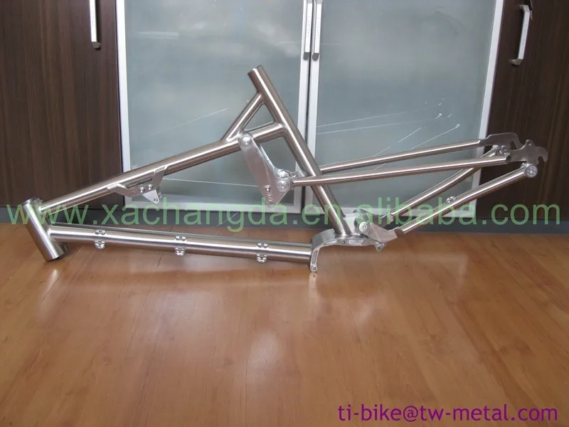 Flash Deal Titanium Pinion Gearbox Suspension Bicycle Frame Titanium e-bike Frame Custom Titan Full Suspension Frame 10