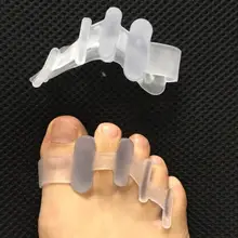 1 пара Силиконовый корректор бурсита большого пальца стопы сепаратор инструмент распорка Маникюр Педикюр Инструмент Bunion вальгусная деформация инструмент