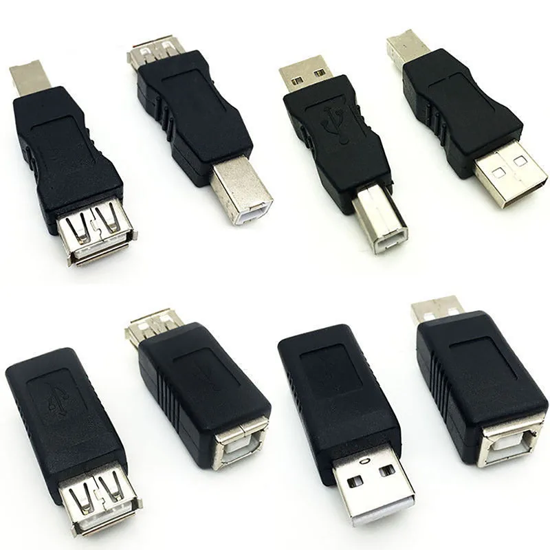 USB 2 0 Type A Female to B Male адаптер для принтера Square Of the Community Transfer Joint|Детали принтера| |