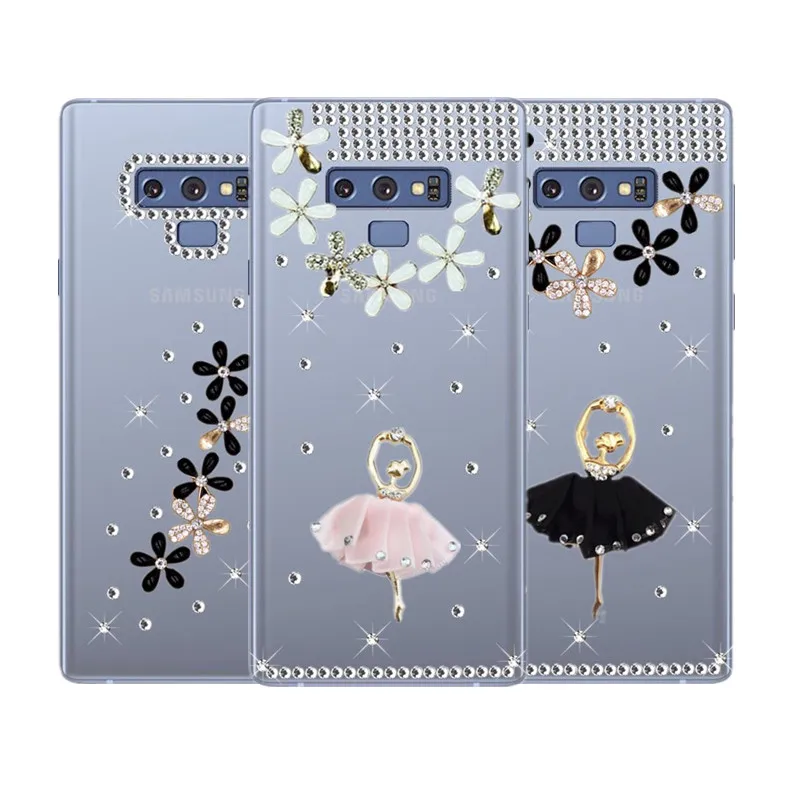 

For Samsung Galaxy Note 9 8 5 4 Diamond Cases A7 2018 c10 c8 c7 c5 c9 pro Grand Prime J7 Neo Nxt J2 J5 J7 prime Bling Back Cover