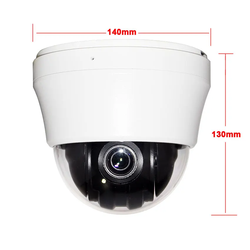 

1.3 mega pixels 960P or 1080P Mini PTZ Dome Onvif IP Camera 5-55mm Auto Focus Zoom Lens PTZ IP network Camera
