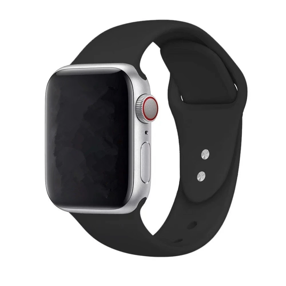 Band Für Apple Uhr Serie 3 2 1 38 MM 42 MM Weiche Silikon Atmungsaktive Ersatz Strap Sport Schleife für iwatch serie 4 40 MM 44