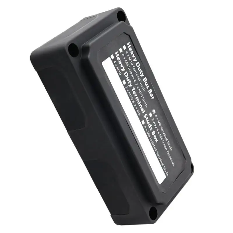 

DC 48V 100A/200A/300A 4 Way Bus Bar Power Distribution Box with 4xM8 Terminal Studs Parts Switch for Car Boat Marine Hot Sale