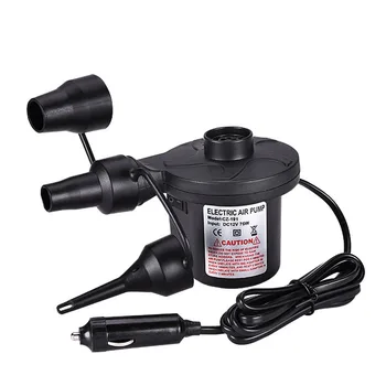 

Quality Electric Portable Mini Air Pump for Inflatables Air Mattress Raft Bed Boat Pool Toy 1 Air Pump with 3 Nozzles VC