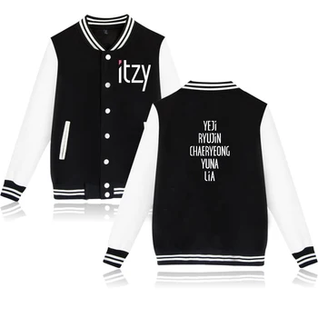 

Kpop MIXNINE ITZY YUNA RYUJIN CHAERYEONG LIA YEJI Korean Style Jacket Hoodies Mens Casual Clothing Print Hip Hop Jacket Coat