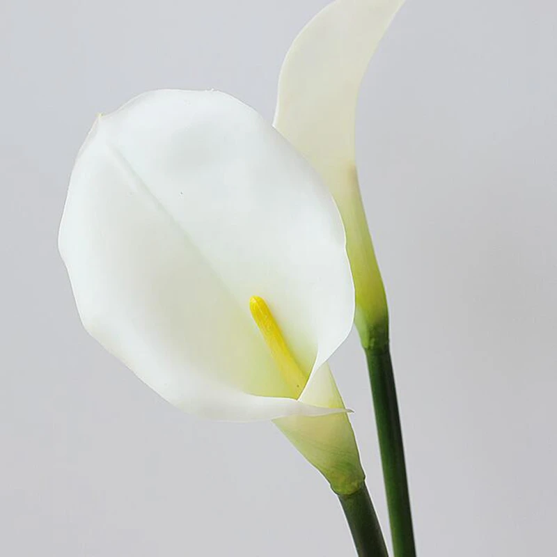 

6pcs Latex Artificial Calla Lily Flower Bouquet Wedding Home Decoration White