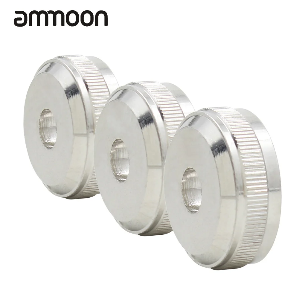 

High Quality 3pcs Trumpet Buttom Cap Trumpet Key Bottom Piston Valve Cap Screw Copper Accessories Part