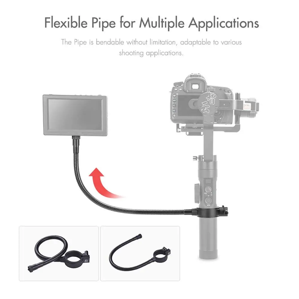 Zhiyun Crane 2 1/4 металлический держатель с гибкой трубой для экрана монитора