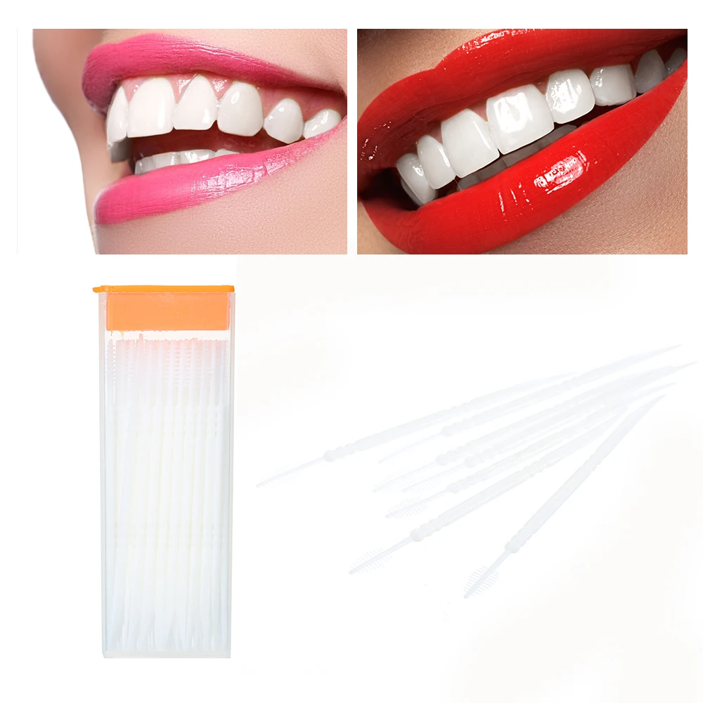 Buy 120Pcs Plastic Double Head Interdental Toothpick
