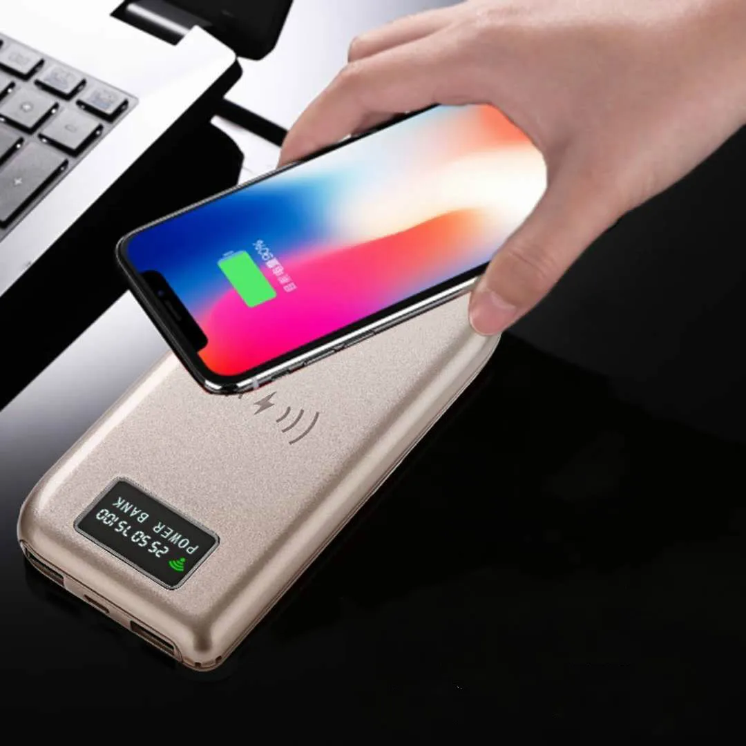 10000mah Wireless Charger for IPhone 8 8plus X Samsung External Battery Double USB QI Wireless Charger Power Bank For iPhone X 10000mah Wireless Charger for IPhone 8 8plus X Samsung External Battery Double USB QI Wireless Charger Power Bank For iPhone X