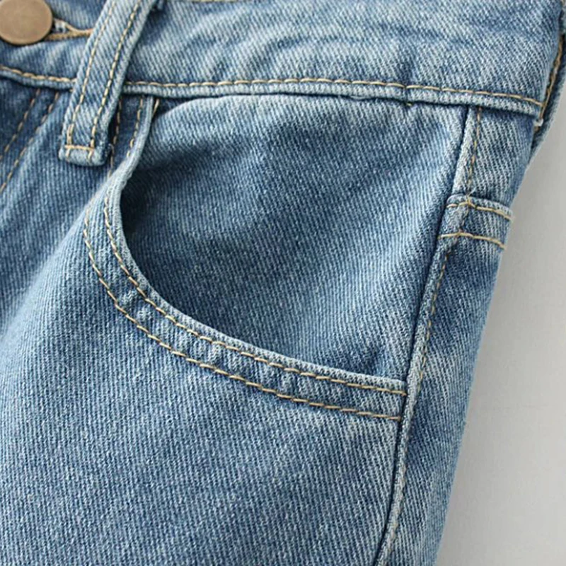 GOPLUS 2019 New Spring Autumn Plus Size Fashion High Waist Ankle Length Jeans Vintage Harem Pants Loose Women Mom Jeans C6617