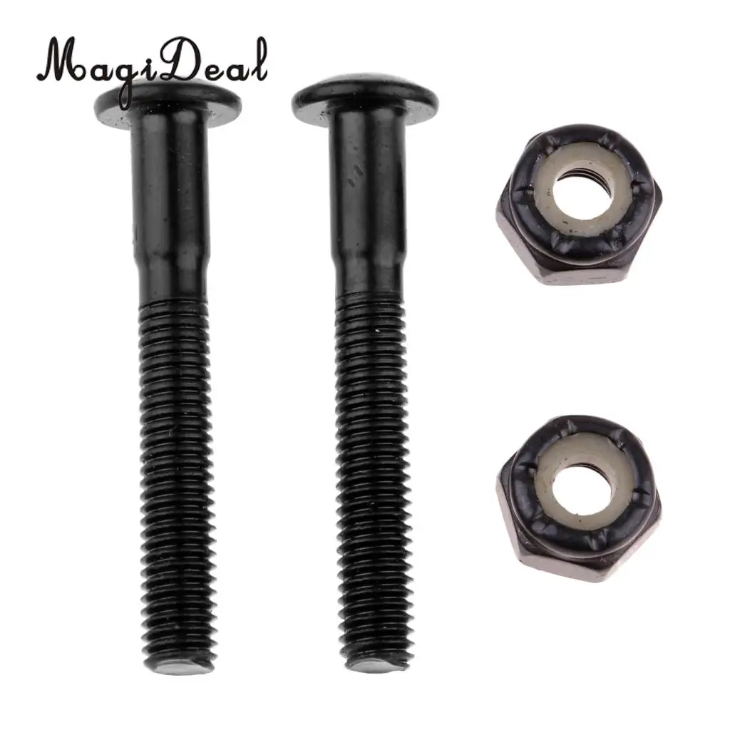 8 Pieces Skateboard Longboard Mounting Bolts Screws Nuts Hardware Set