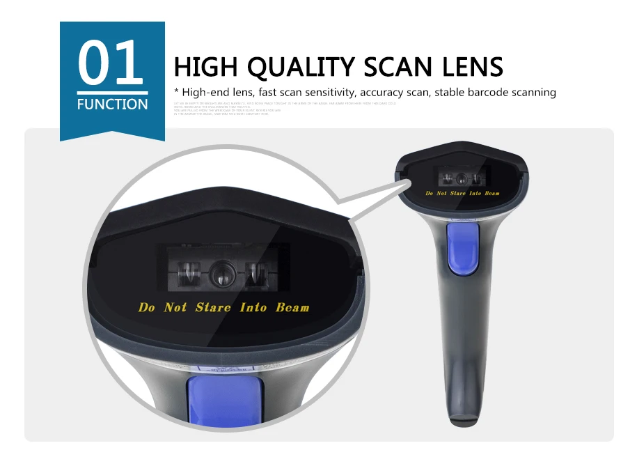 Leitor de Código de Barras sem Fio Trabalho com Android e Ios Recém Netum Handheld Leitor Ccd Nt-w6 2.4g w6 7 CCD Trabalho com Android e IOS