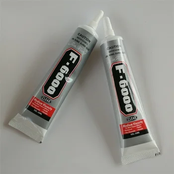 

New F6000 6pcs 50ml transparent glue E6000 upgrade phone touch frame show flat screen glue point drill adhesive
