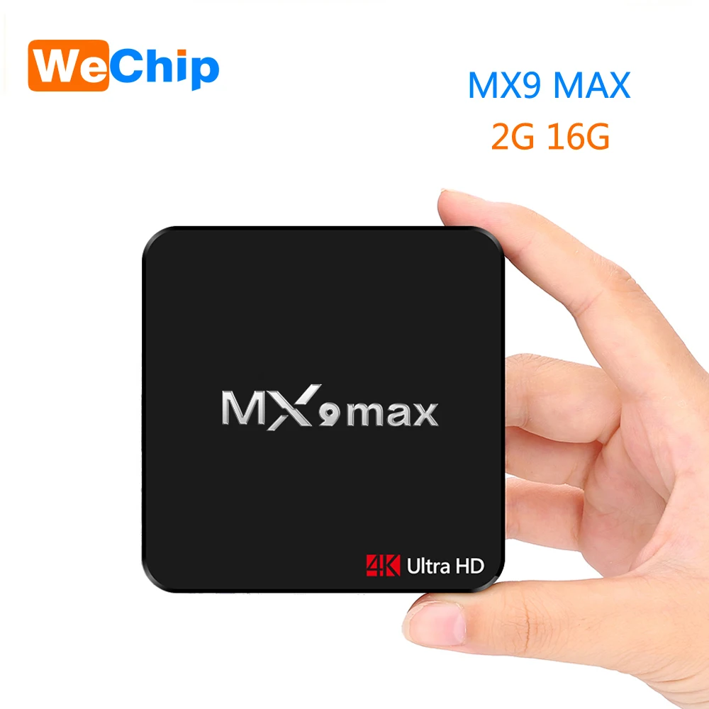 

MX9 Max Android 7.1 Smart TV Box RK3328 Penta-Core 2G RAM 16G ROM 2.4G WIFI Wireless 4K HD Media player VP9 H.265 Set-Top Box