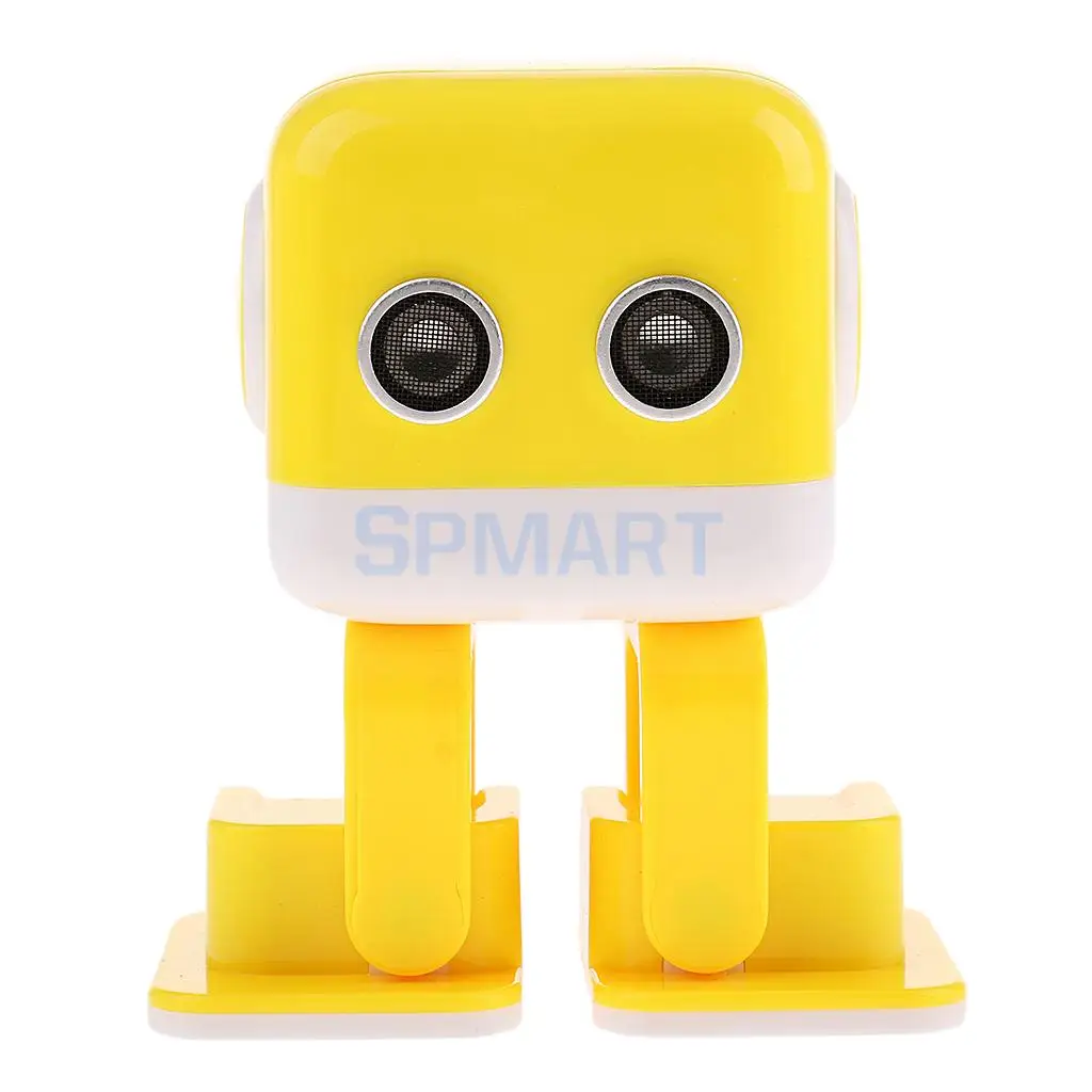 

Dance Robot APP Programming Wireless Educational Electronic Toy Music Yellow